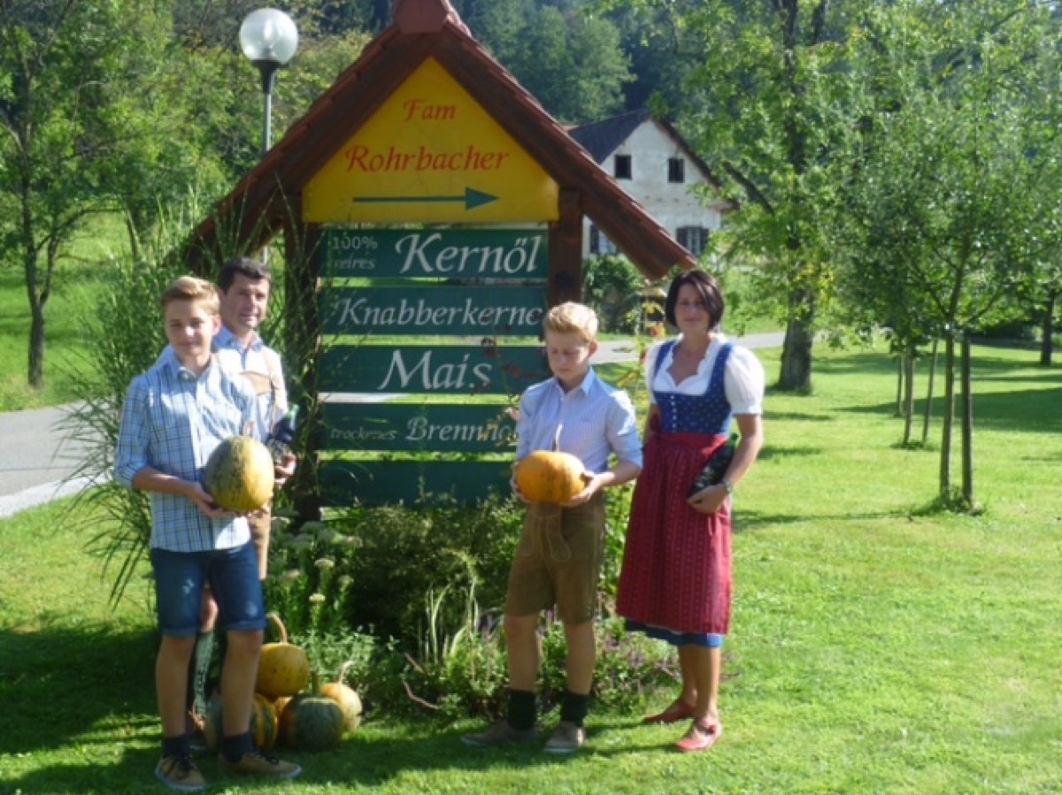 Kürbiskernöl Familie Rohrbacher